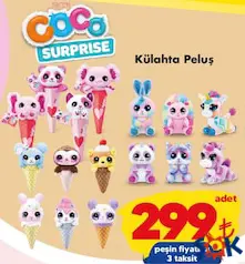 COCO SURPRİSE KÜLAHTA PELUŞ indirimli fiyat COCO SURPRİSE KÜLAHTA PELUŞ fiyat ve kampanya bilgisi